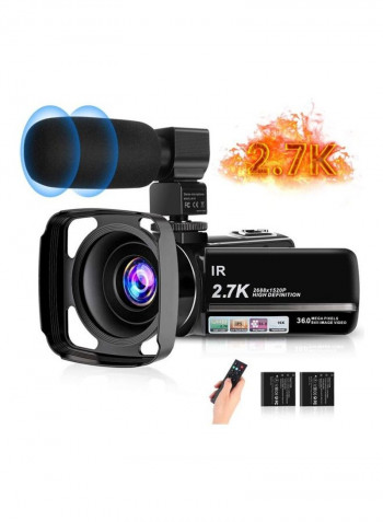 Camcorder Full HD Camera LZF Black