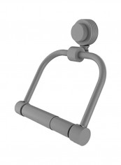 Venus Collection Toilet Paper Holder Matte Grey 5.5x6x2inch
