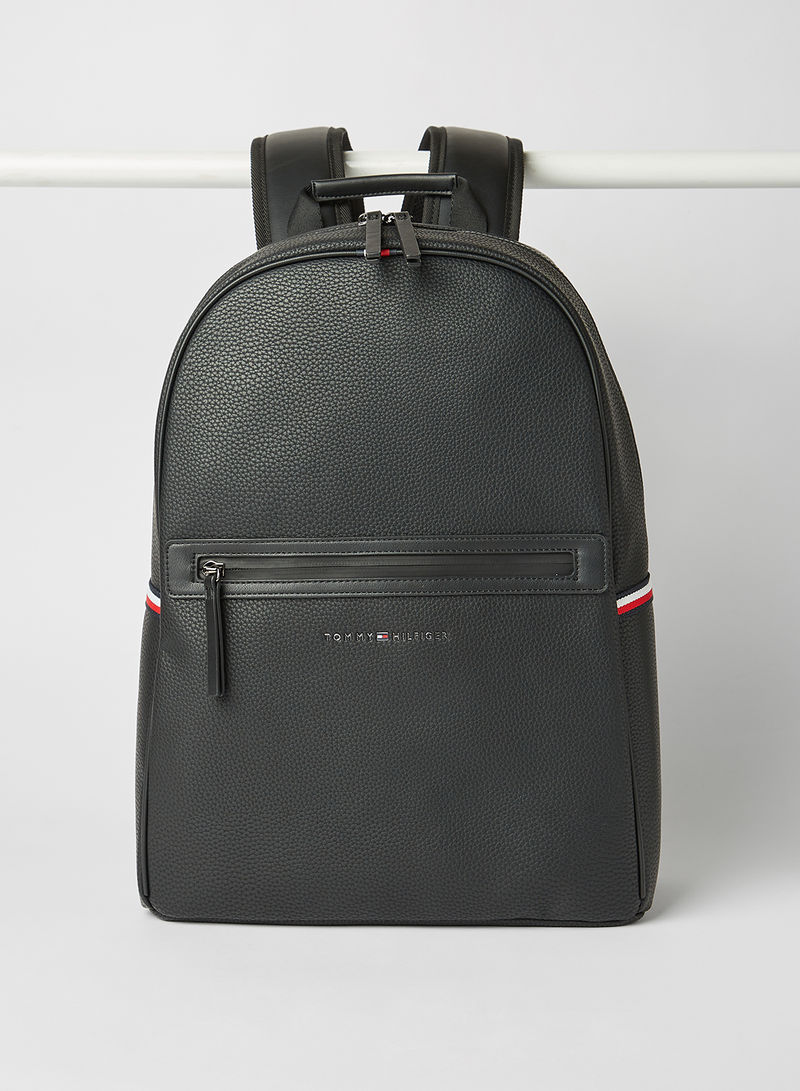 Essential Pu Backpack Black