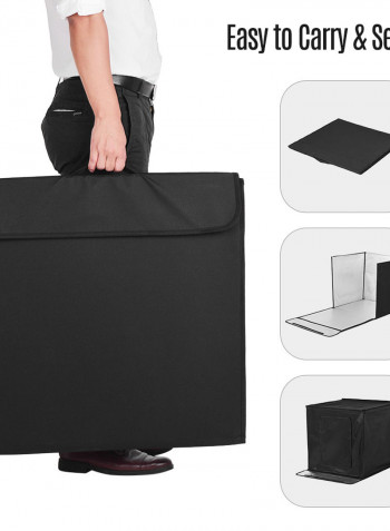 Professional Foldable Photo Studio Shooting Tent Kit Photo Box Black