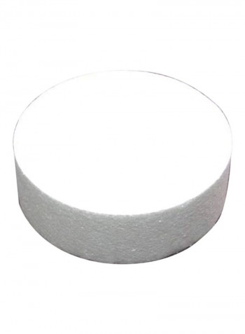 Round Cake Dummy White 14x3inch