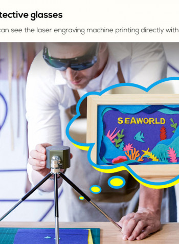 Mini Laser Engraving Machine Protection Cover Multicolor 29.00 X 26.00 X 27.00cm