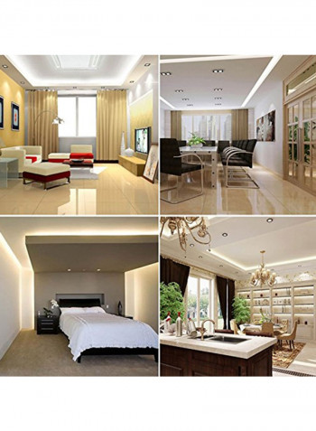 LED Flexible Strip Light Warm White 50x1.5x0.8centimeter