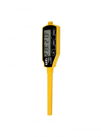 Digital Psychrometer Yellow/Black 0.7x1.7x9.4inch