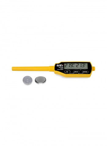 Digital Psychrometer Yellow/Black 0.7x1.7x9.4inch