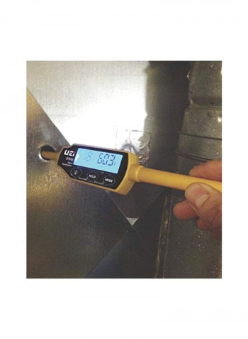 Digital Psychrometer Yellow/Black 0.7x1.7x9.4inch