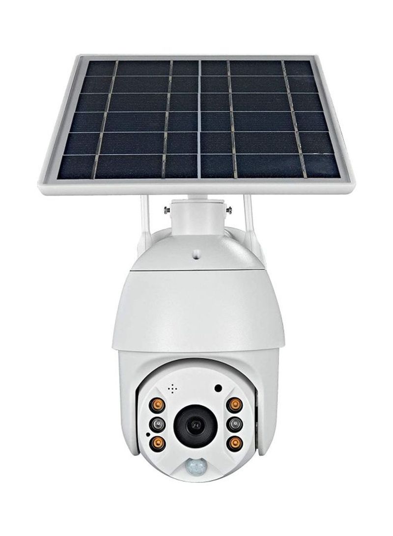 Wireless Solar Security Camera White