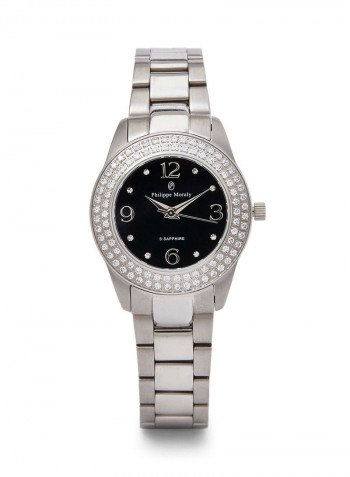 Women's Water Resistant Stainless Steel Analog Wrist Watch