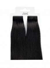 Tape In Secret Straight Hair Extensions Off Black 22inch