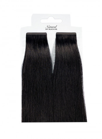 Tape In Secret Straight Hair Extensions Off Black 22inch