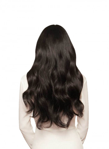Tape In Secret Straight Hair Extensions Off Black 22inch
