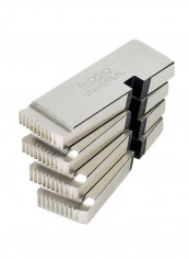 4-Piece Hss Pipe Die Set Silver