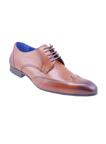 Classic Lace-Up Formal Shoes Brown