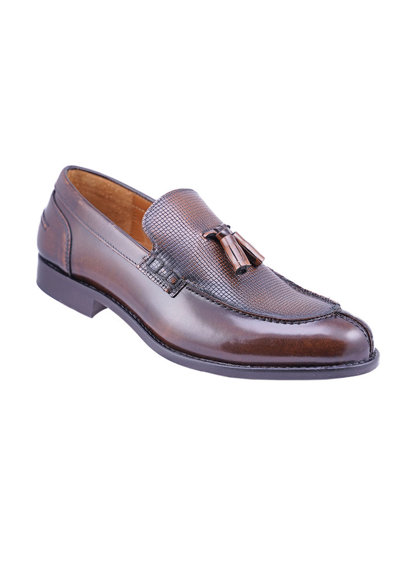 Classic Slip-On Formal Shoes Brown