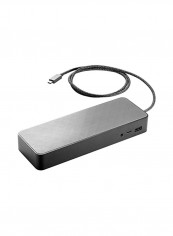قاعدة شحن يونيفيرسال USB-C 7.87x2.76x1.1بوصة أسود