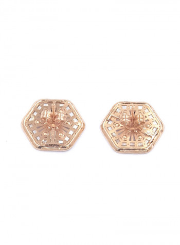 18 Karat Rose Gold Earrings