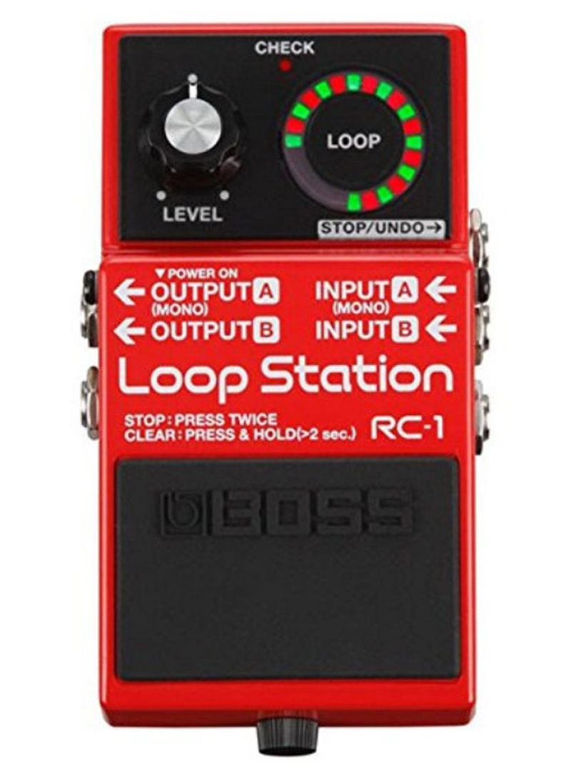 Loop Station Pedalboard RC-1 Red/Black