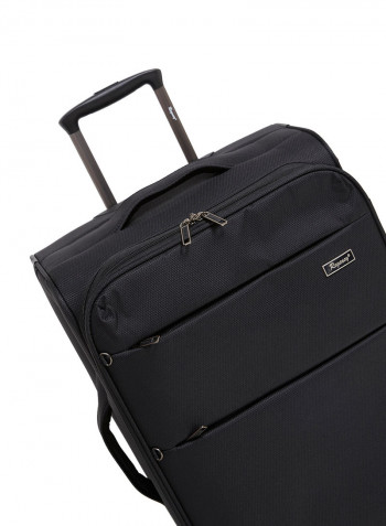 Y Class Softside 3 Piece Luggage Trolley Set Black