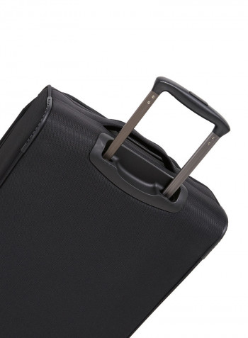 Y Class Softside 3 Piece Luggage Trolley Set Black