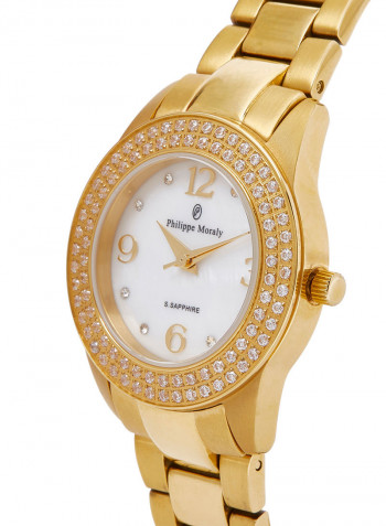 Women's Water Resistant Stainless Steel Analog Wrist Watch