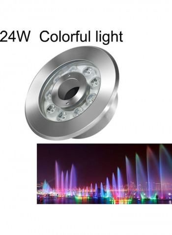 24W Landscape LED Fountain Light Multicolour 24x24x9centimeter
