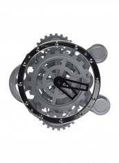 Gear Clock Grey/Black 5.8x4x10.5inch