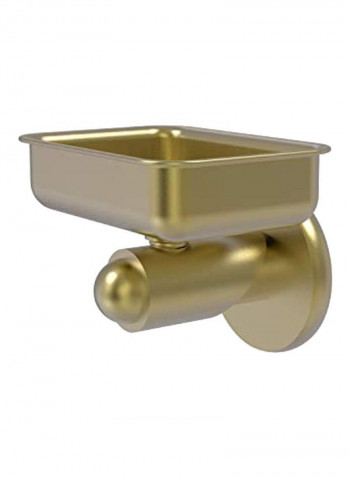 Soho Collection Soap Dish Gold 4.3x3.7x3.5inch