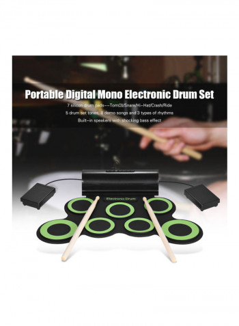 Portable Digital Mono Electronic Drum Kit