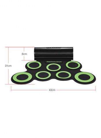 Portable Digital Mono Electronic Drum Kit