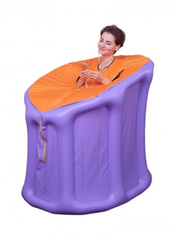 Household Adult Bathing Inflatable Bath Barrel Fumigation Barrel Multicolour 30 x 25 x 30cm