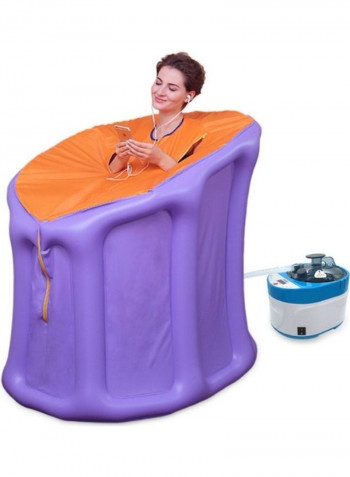 Household Adult Bathing Inflatable Bath Barrel Fumigation Barrel Multicolour 30 x 25 x 30cm