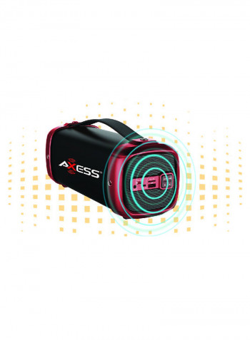 Portable Bluetooth Media Speaker Black/Purple
