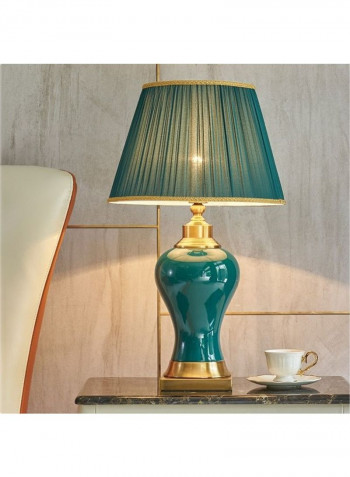 Retro European Style Table Lamp Green/Gold