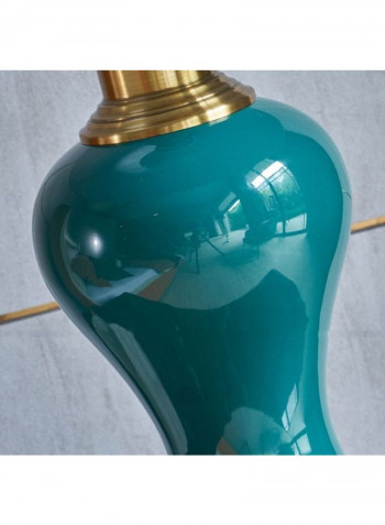 Retro European Style Table Lamp Green/Gold