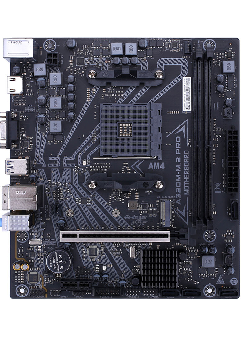 V15 Gaming Motherboard Mainboard Support AMD AM4 Socket Ryzen 3000 /2000/1000 series Processors Black
