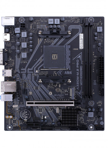 V15 Gaming Motherboard Mainboard Support AMD AM4 Socket Ryzen 3000 /2000/1000 series Processors أسود