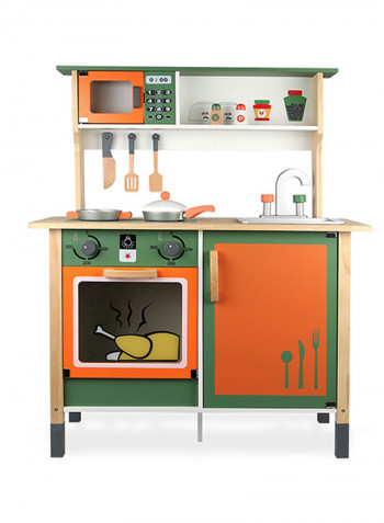 Wooden Pretend Kitchen Play Set