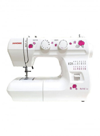 Janome Rose 12 Sewing Machine  Janom Rose 12 White