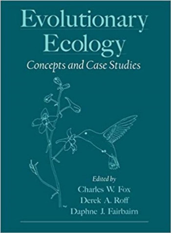 Evolutionary Ecology: Concepts and Case Studies Paperback English by Charles W. Fox