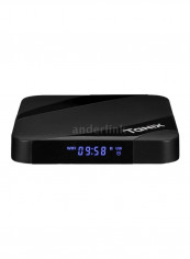 TX3 Smart Android 7.1 Amlogic Quad Core Wi-Fi LAN TV Box V4785US Black