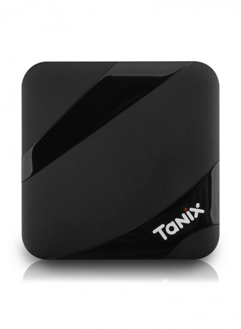 TX3 Smart Android 7.1 Amlogic Quad Core Wi-Fi LAN TV Box V4785US Black