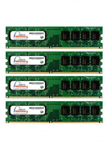 4-Piece UDIMM DDR2 RAM Dell OptiPlex 960 2GB Multicolour