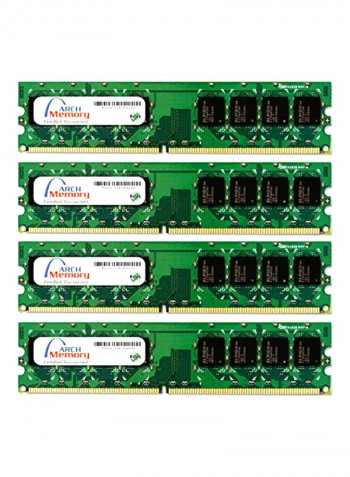 4-Piece UDIMM DDR2 RAM For Lenovo ThinkCentre M57p 9196 2GB
