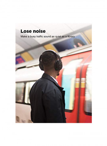 Over-Ear Bluetooth Headphones With Mic Black