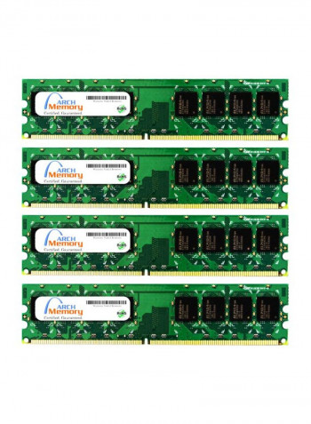 4-Piece DDR2 RAM For Lenovo ThinkCentre M57 6086A1U 2GB Multicolour