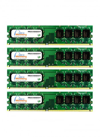 4-Piece DDR2 RAM For Lenovo ThinkCentre M57p 9182 2GB Multicolour