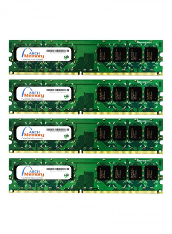 4-Piece UDIMM DDR2 RAM For Lenovo ThinkCentre M57 6081A1U 2GB Multicolour