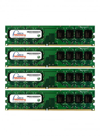 4-Piece UDIMM DDR2 RAM For Lenovo ThinkCentre M57p 6077 2GB