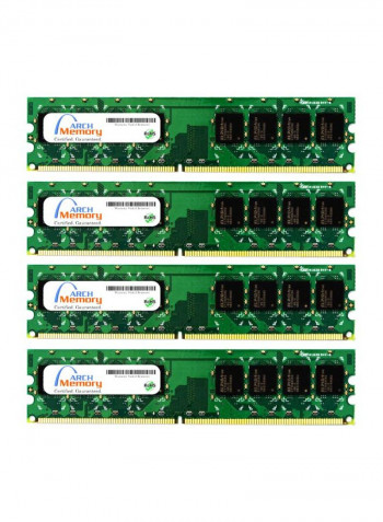 4-Piece  DDR2 UDIMM RAM For Lenovo ThinkCentre M57 6068 2GB Multicolour