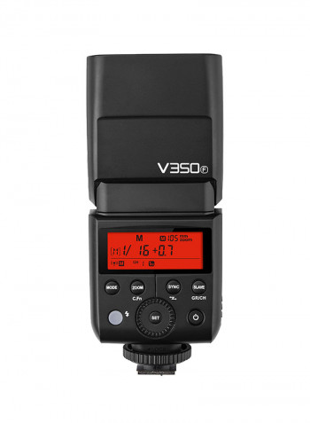 Wireless Camera Flash With Built-in 2000mAh Battery And Charger For Sony Camera Black